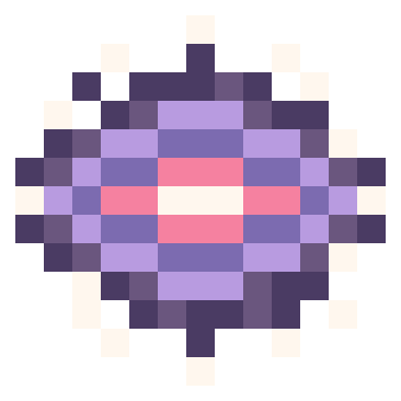 Galaxy spiral pixel painting