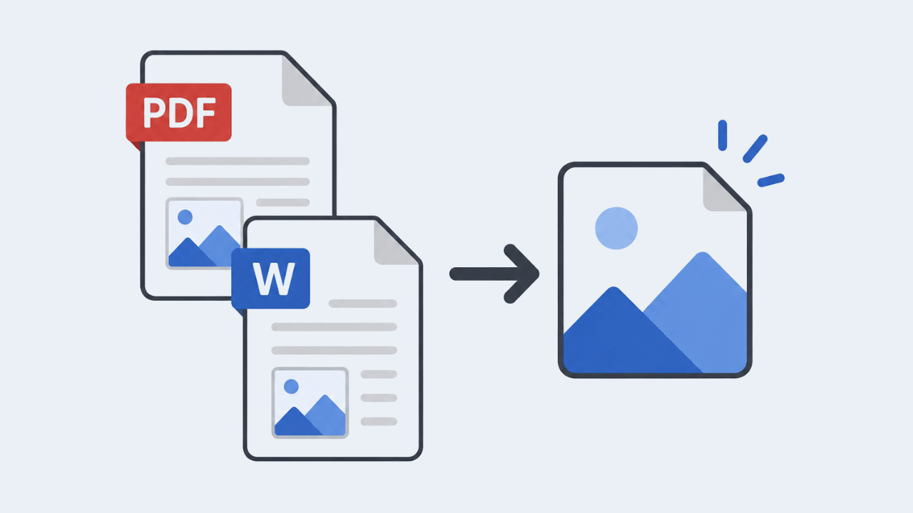 PDF and Word files converting to image file