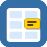 Calendar icon with highlighted yellow event date